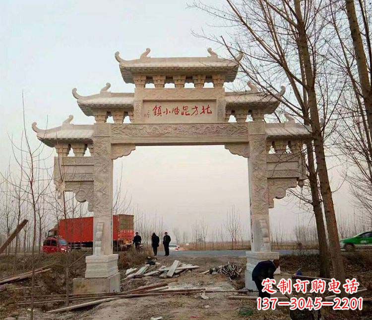 廊坊大理石牌坊石雕