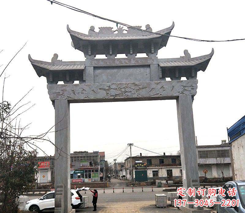 廊坊精美大理石牌坊石雕