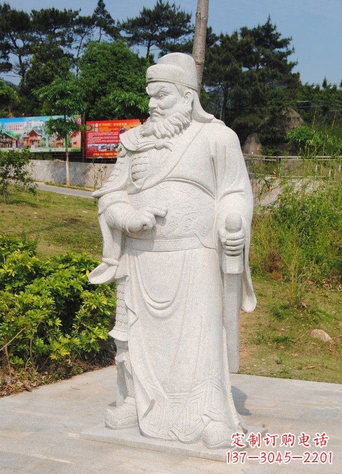 廊坊道教神像钟馗石雕