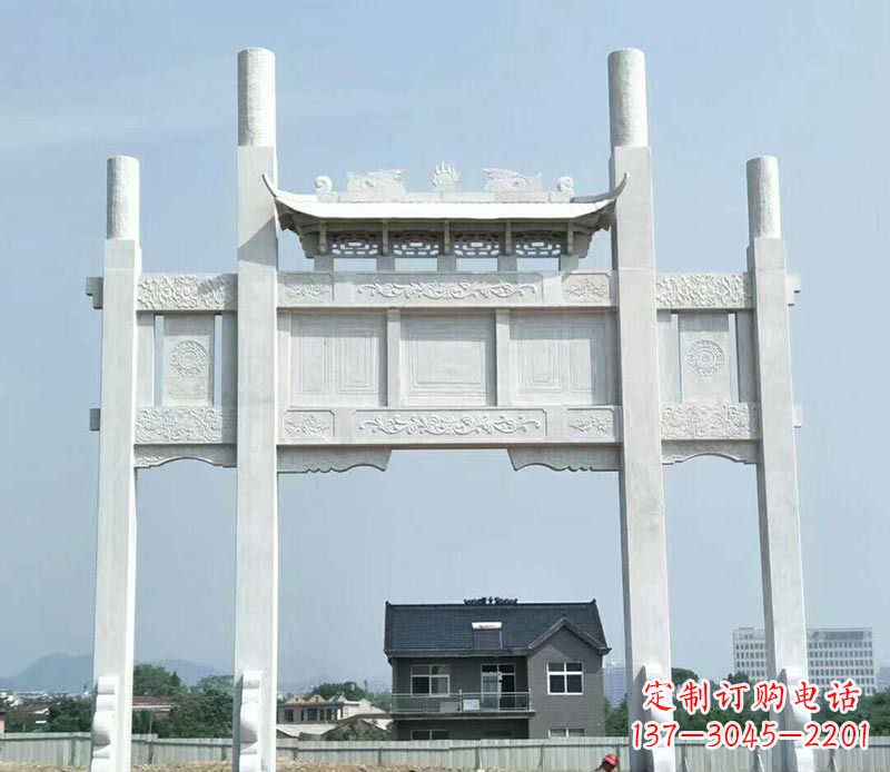 廊坊精美牌坊雕塑