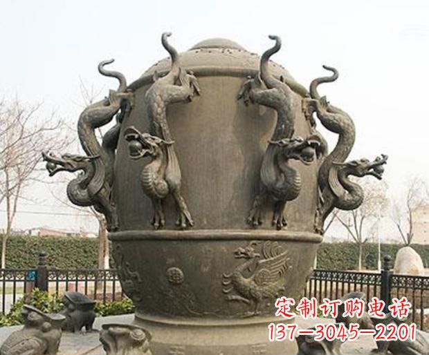 廊坊精美地动仪铜雕