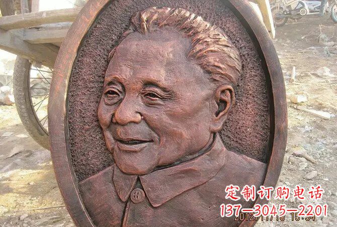 廊坊邓小平头像铜浮雕