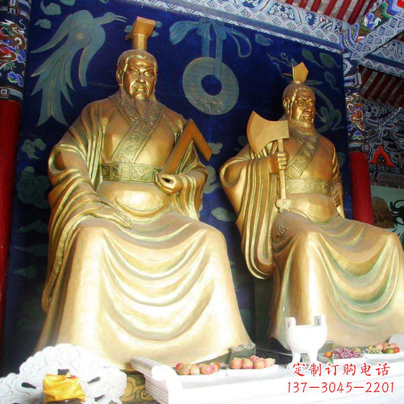 廊坊帝喾铜雕神像,让你的家居更有气质