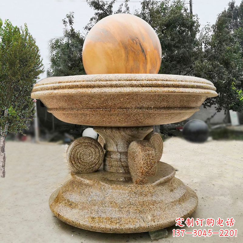 廊坊中领雕塑最具创意的电动风水球雕塑