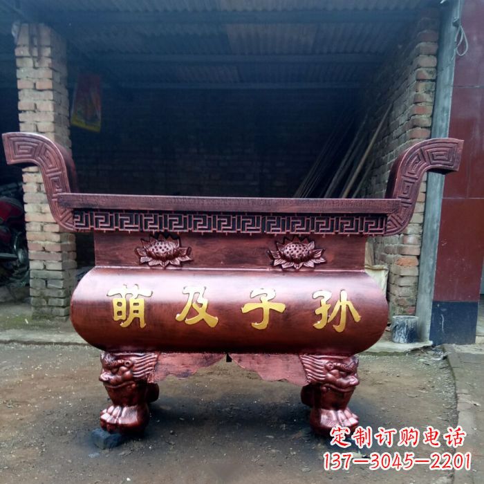 廊坊雕刻铜香炉