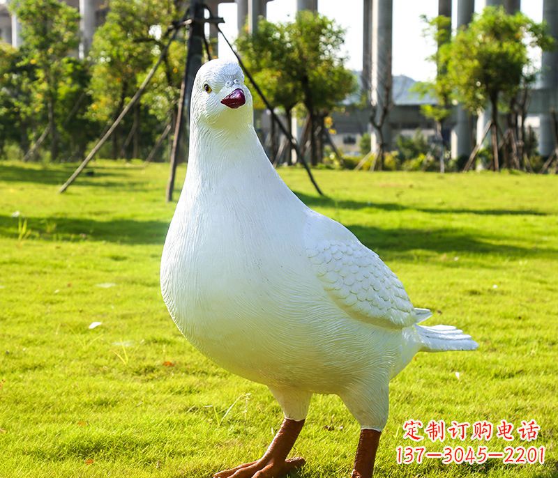 廊坊雕塑和平鸽