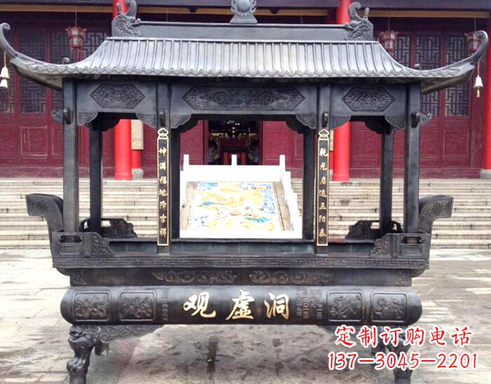 廊坊雕塑铜香炉