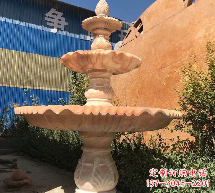 廊坊跌水盆喷泉石雕——精美的喷泉雕塑