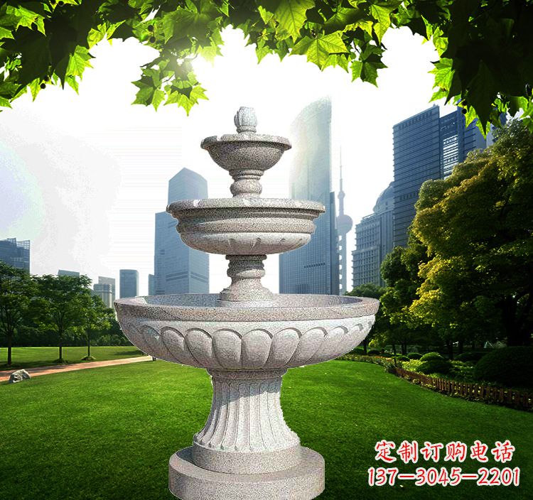 廊坊跌水盆石喷泉雕塑