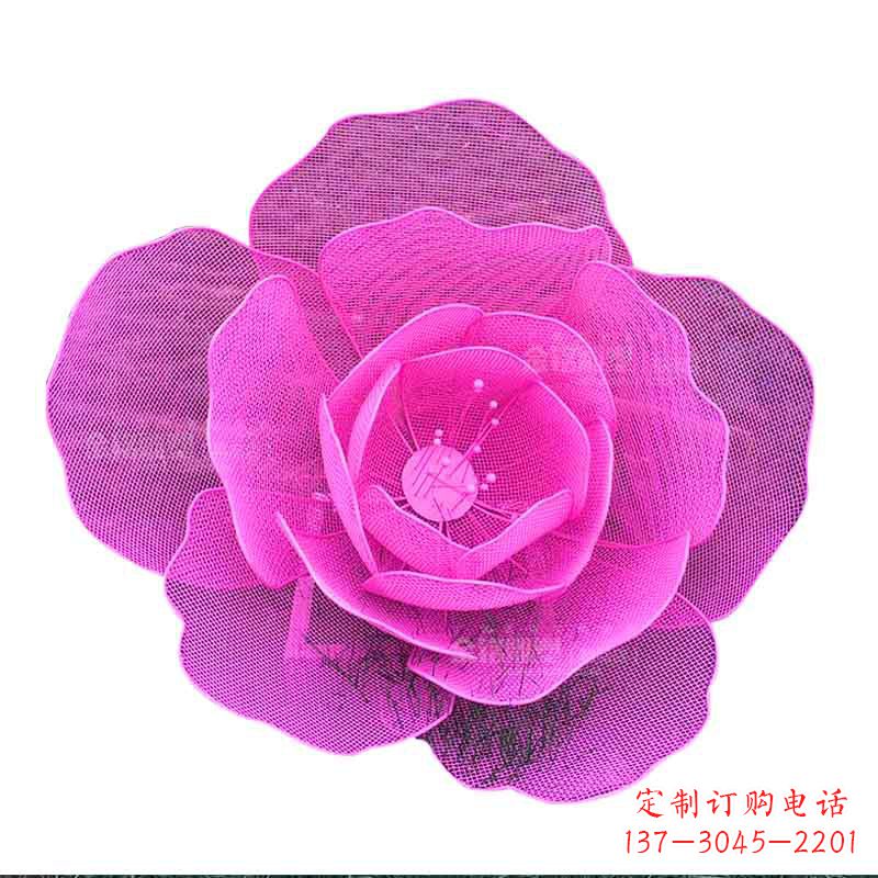 廊坊精美玫瑰金属雕塑