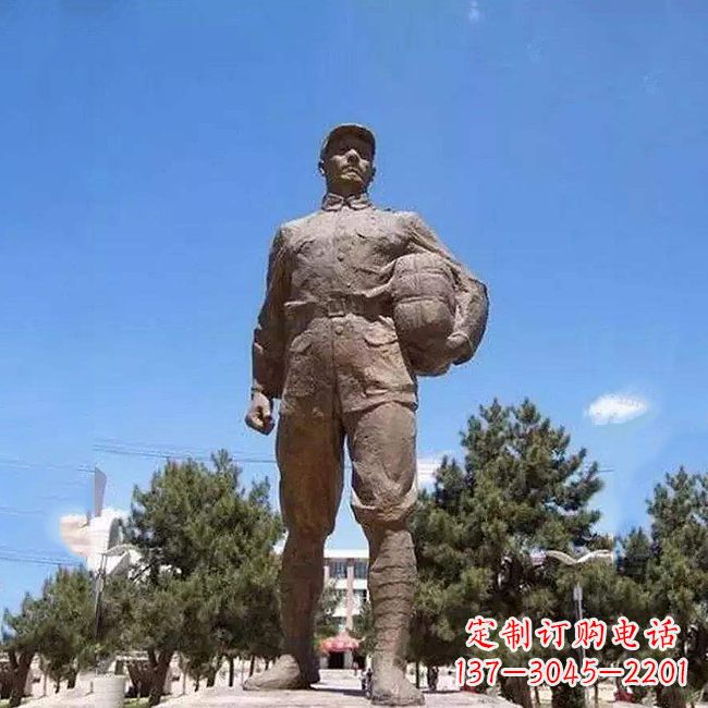 廊坊董存瑞石雕像 - 传承英雄精神的纪念雕塑