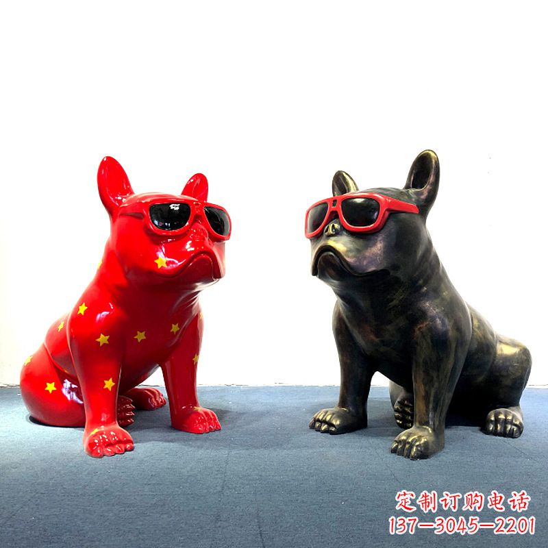 廊坊斗牛犬雕塑摆件