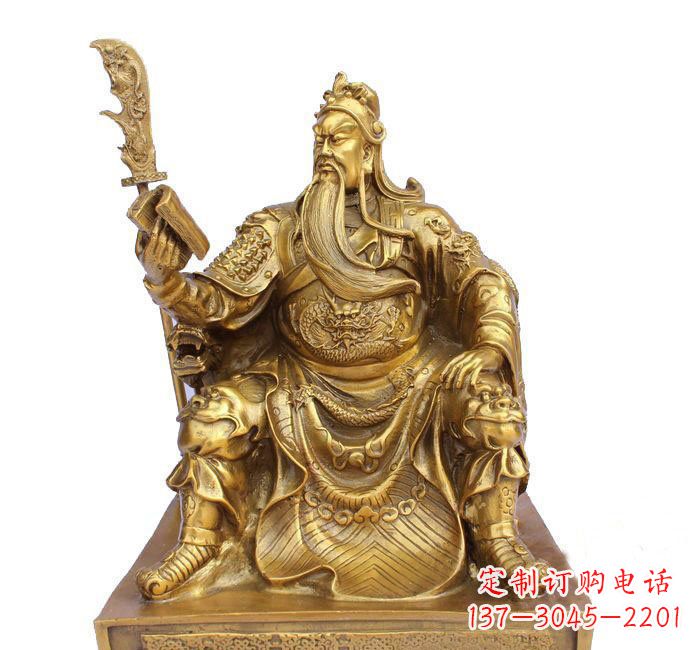 廊坊精美关公铜雕