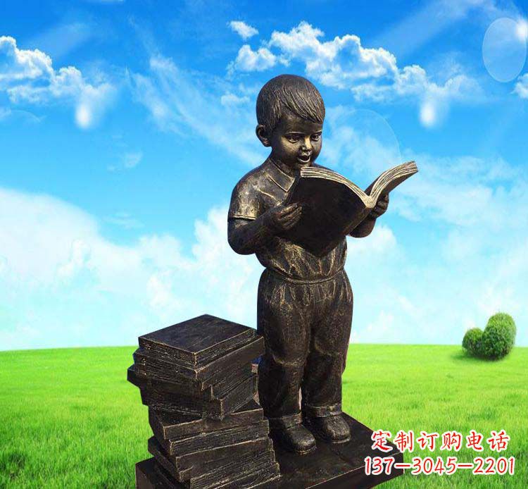 廊坊记忆中的男孩——铜雕塑