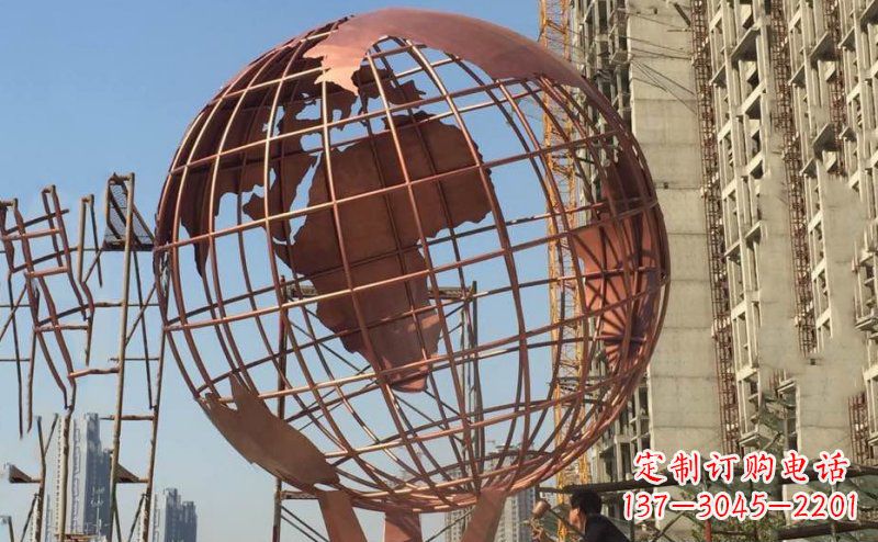 廊坊锻铜不锈钢地球雕塑