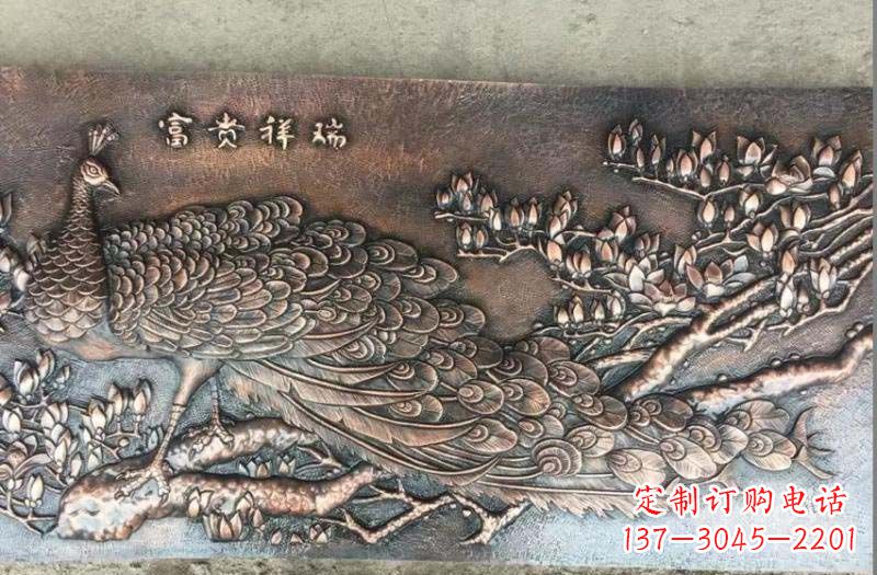 廊坊精美锻铜孔雀雕塑