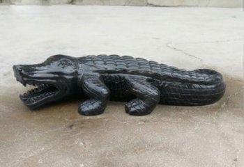 廊坊经典鳄鱼景观石雕