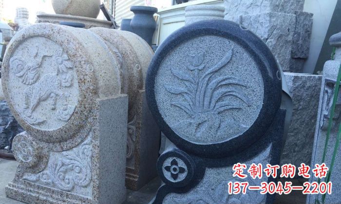 廊坊仿古抱鼓石招财石门墩