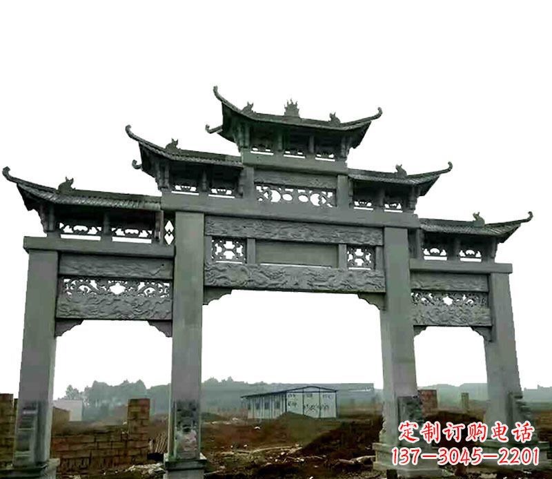 廊坊仿古道路牌坊石雕