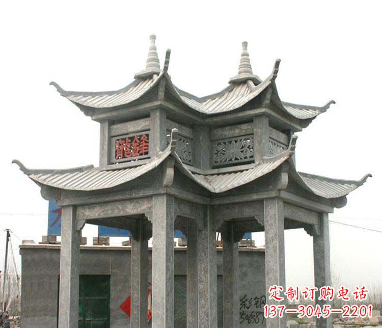 廊坊仿古凉亭石雕艺术品