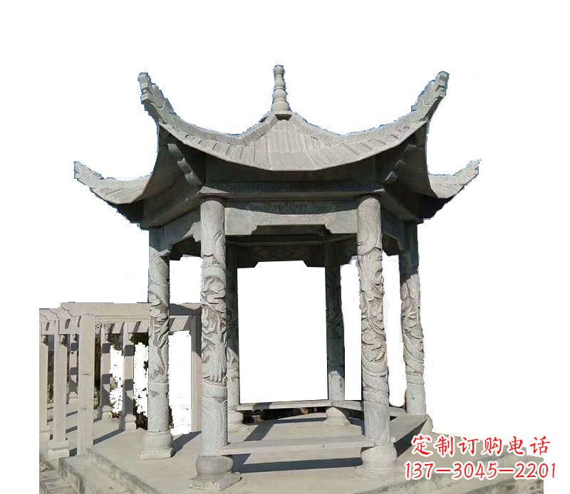 廊坊传统风格凉亭石雕
