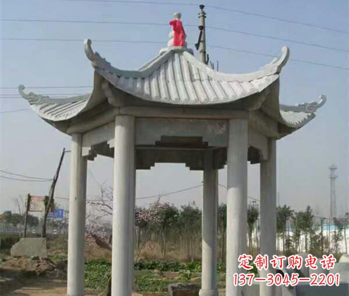 廊坊典雅的仿古凉亭石雕
