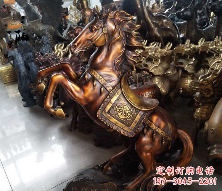 廊坊精致仿古马雕塑