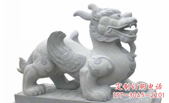 廊坊古老貔貅雕塑,带您重拾传统神兽石雕之美