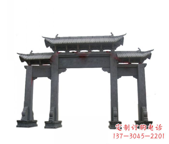 廊坊精美仿古牌坊石雕