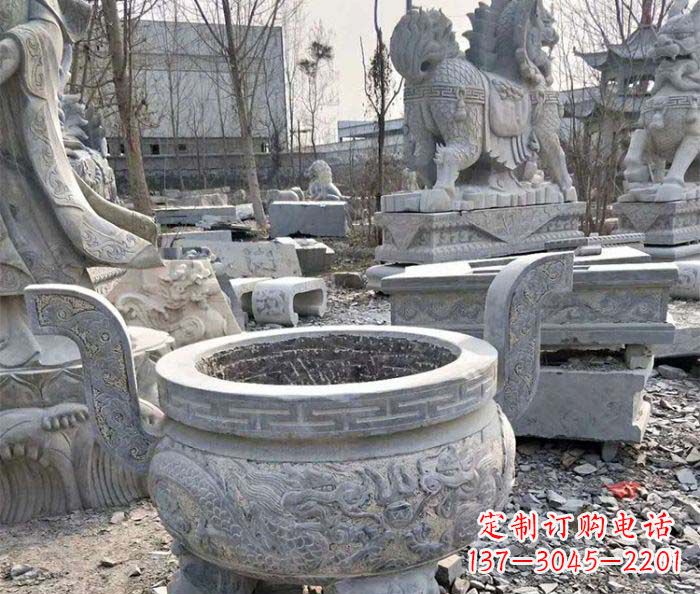 廊坊仿古精美石雕香炉
