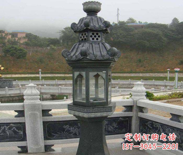 廊坊仿古石灯公园景观石雕