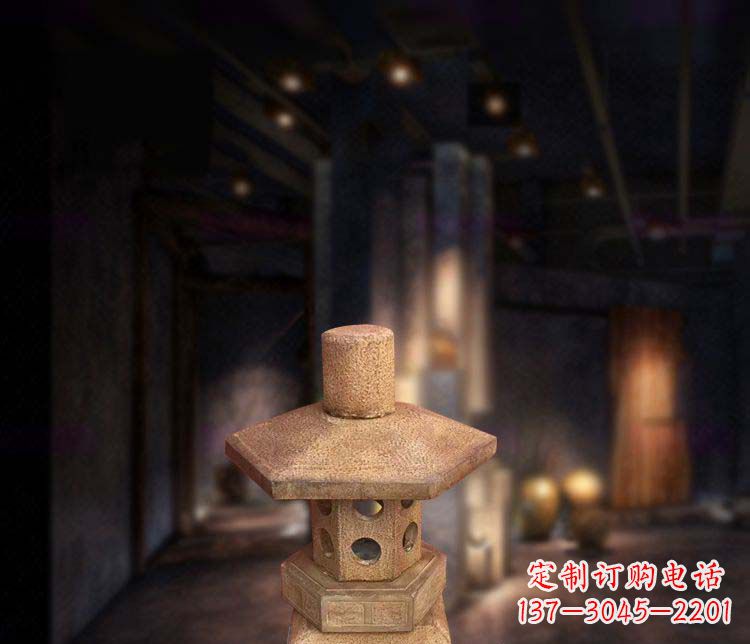 廊坊仿古石灯公园石雕
