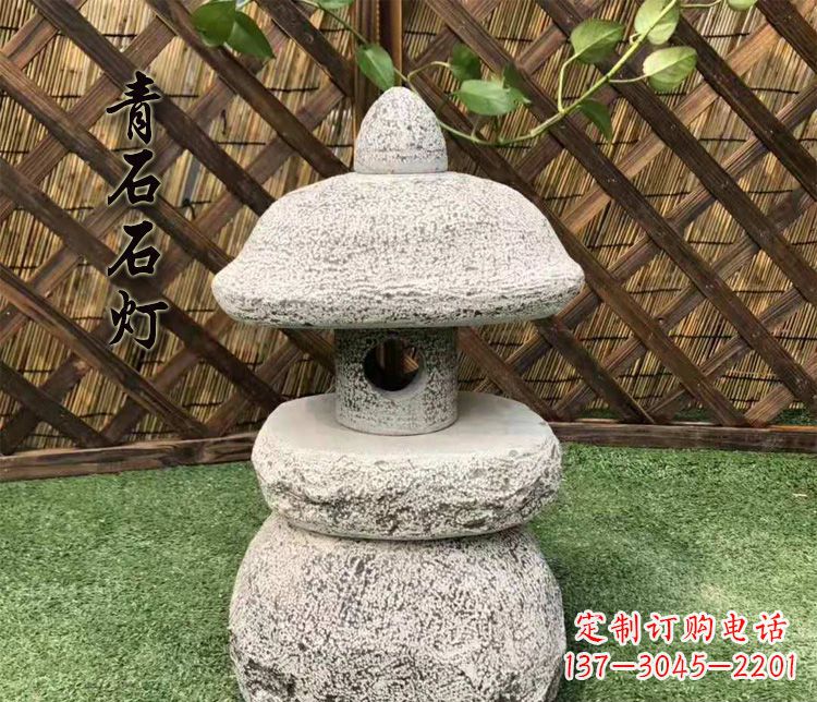 廊坊仿古石灯公园照明灯石雕