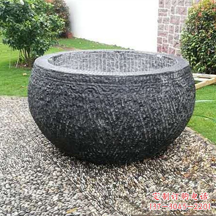 廊坊仿古石雕水缸