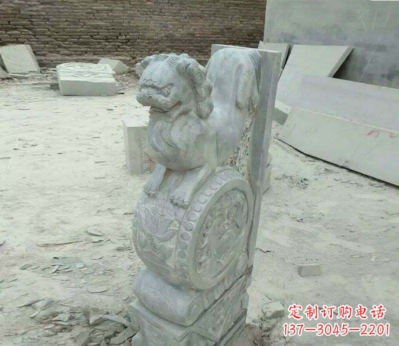 廊坊精美石门墩雕塑,缔造绝色佳作