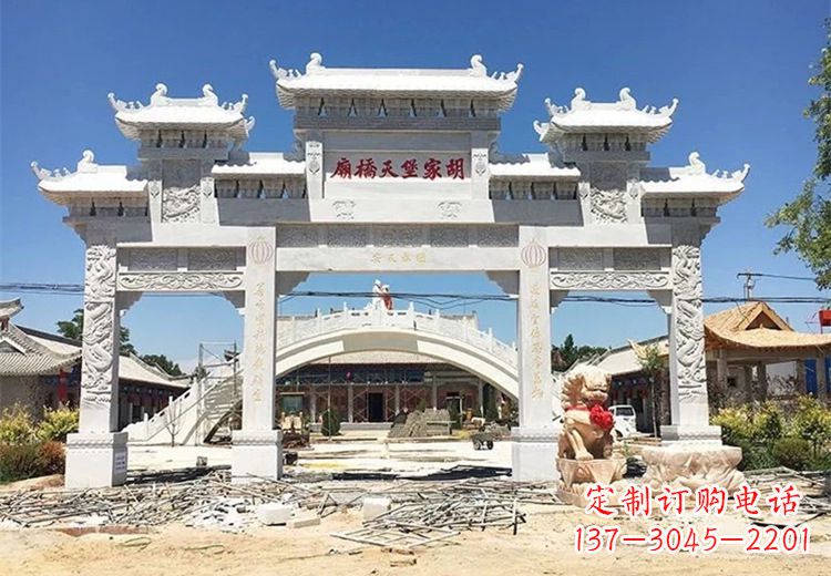 廊坊仿古石雕牌坊