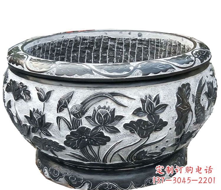 廊坊传承古典,精致仿古庭院花盆雕塑