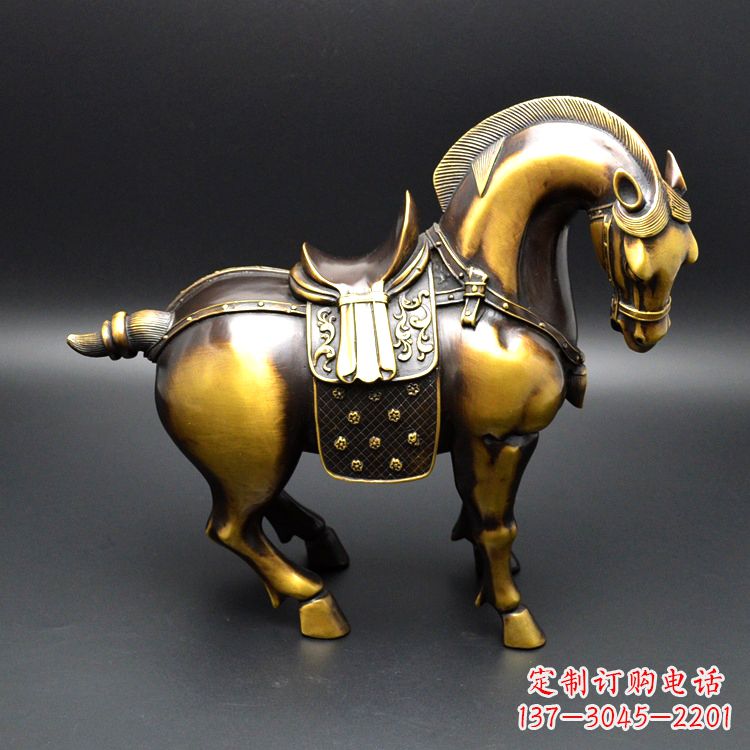 廊坊精美仿古铜马雕塑