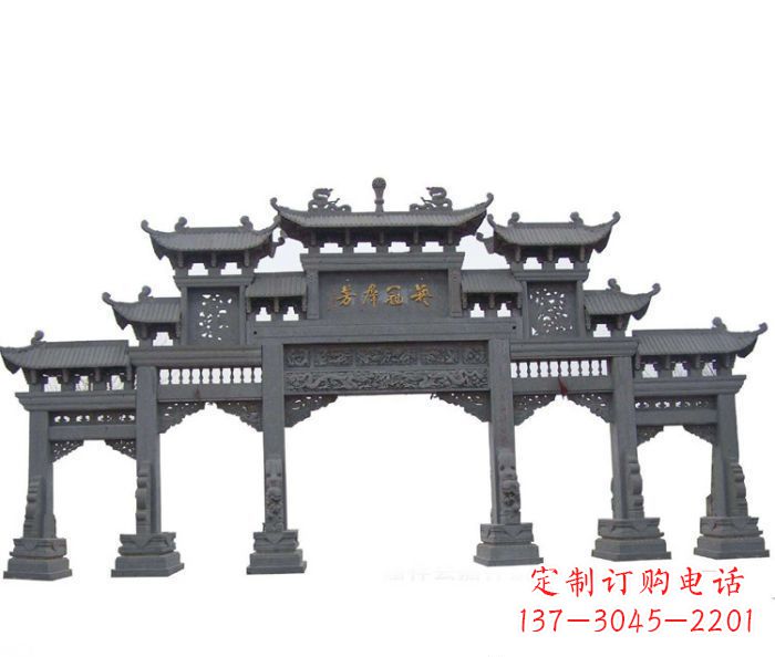 廊坊产品名称仿古牌坊石雕
