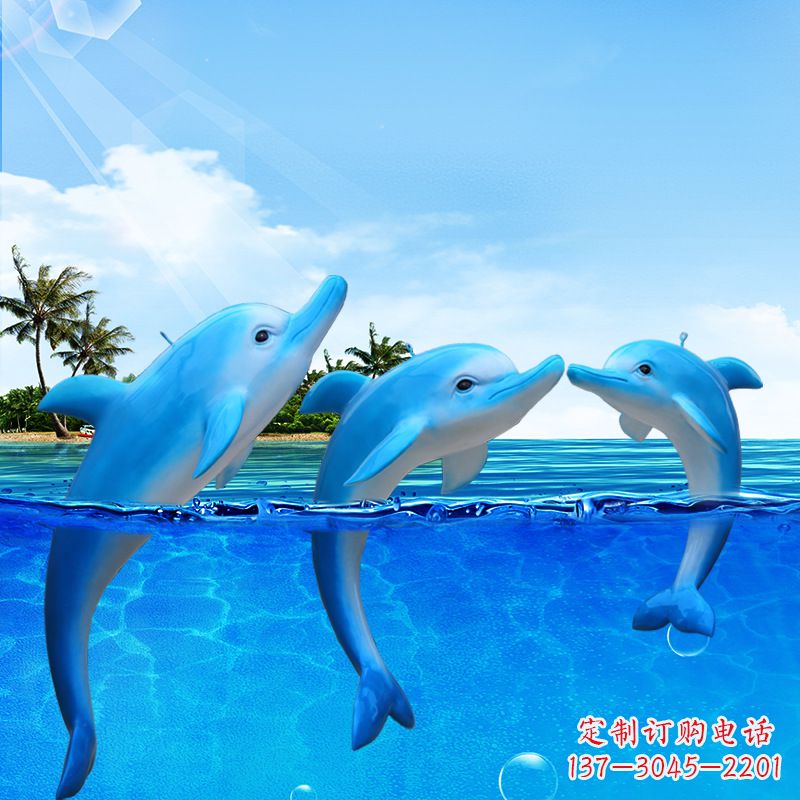 廊坊精美海豚雕塑
