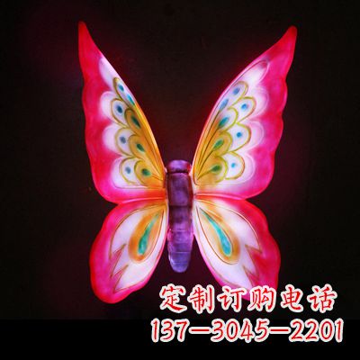 廊坊定制发光蝴蝶雕塑