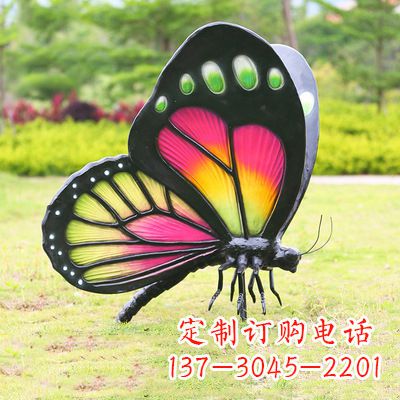 廊坊仿真蝴蝶_品红色款405x78x110