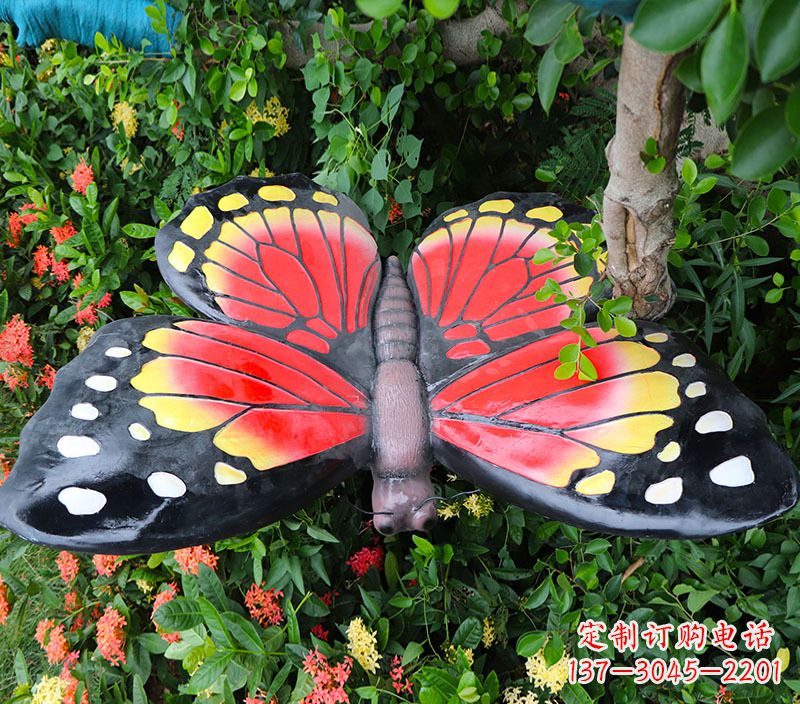 廊坊雕刻精美的蝴蝶摆件
