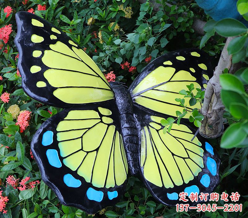 廊坊玻璃钢蝴蝶雕塑