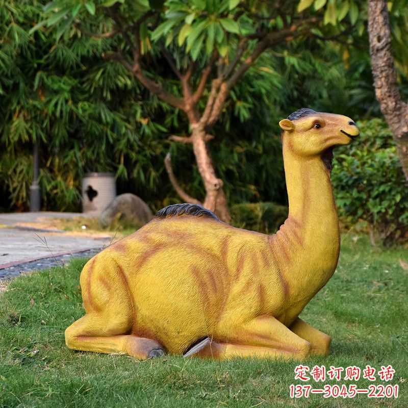 廊坊艺术精美的骆驼雕塑
