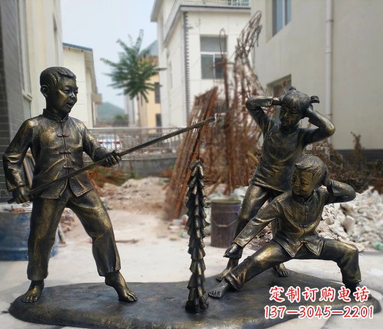 廊坊精美儿童铜雕,为孩子们带来欢乐