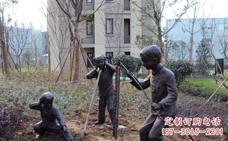 廊坊中领雕塑 | 为儿童景观带来美好的铜雕塑
