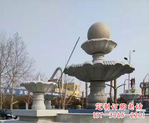 廊坊风水球大型喷泉石雕