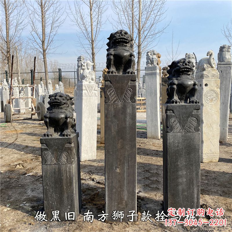 廊坊高品质拴马桩雕塑