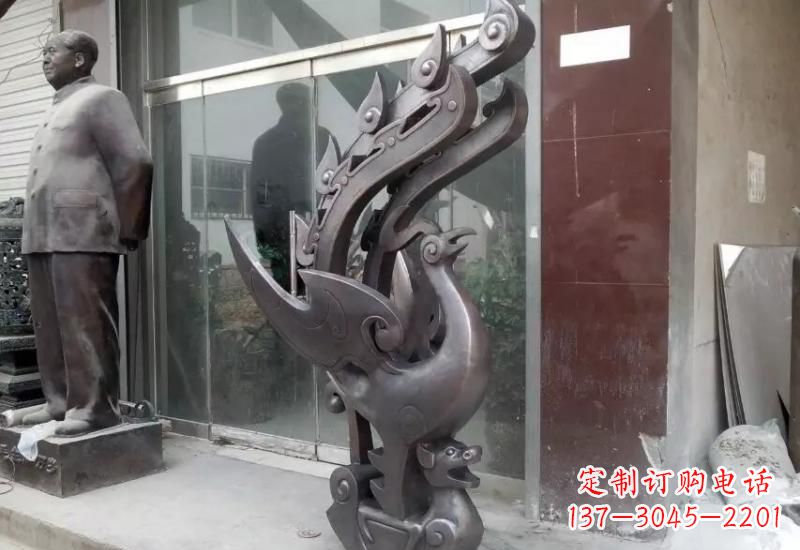 廊坊艺术级凤凰铜雕